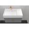 Castello Usa Amazon 30-inch Gray Left Vanity Set with White Top and Gold Handles CB-MC-30G-GLD-2056L-WH - alternate 6
